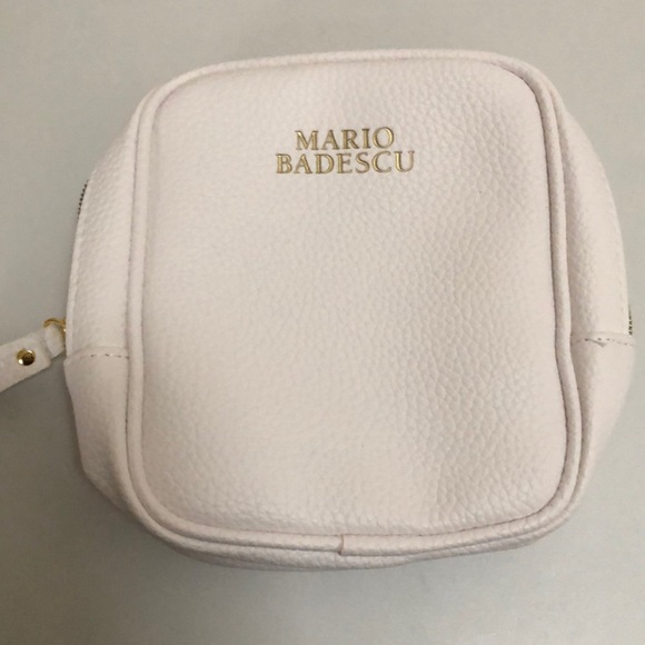Mario Badescu Handbags - NEW MARIO BADESCU white makeup bag